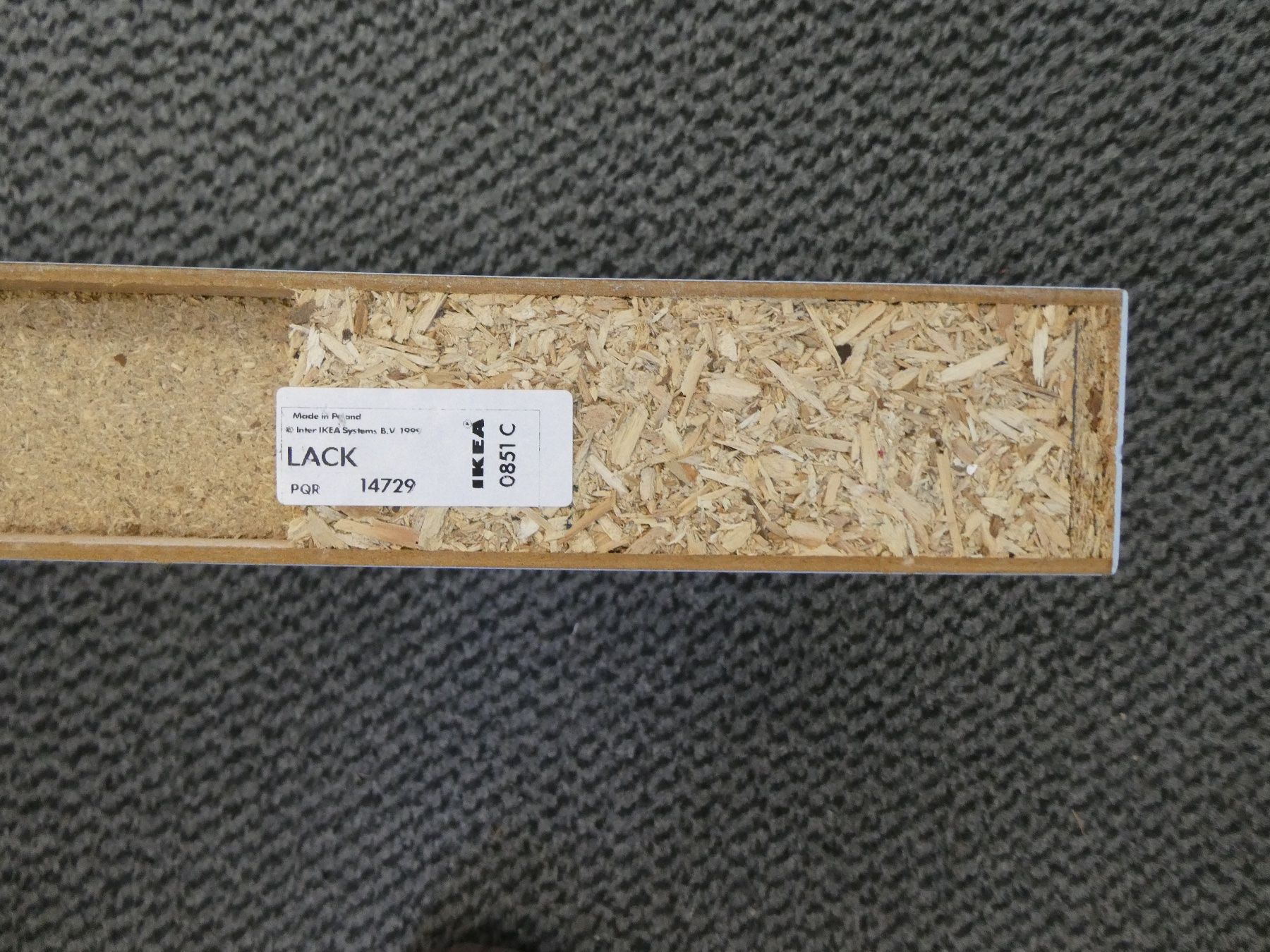 Ikea Scaffali: Ikea Wandregal Lack hellblau – Usato da Rafz venduto da Powacaddy 4