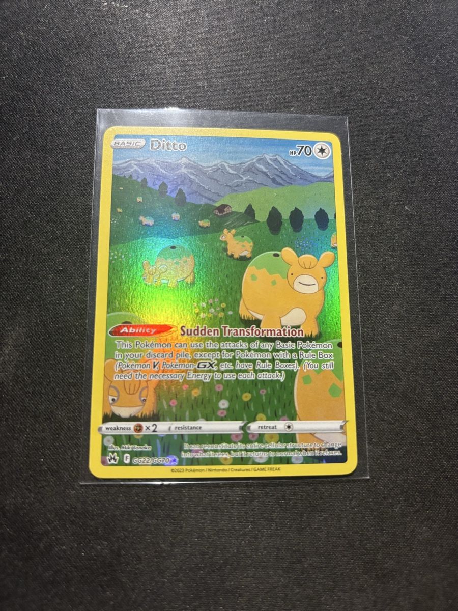 Pokémon Sammelbilder & Trading cards: Ditto - Crown Zenith English NM – Neu (gemäss Beschreibung) aus Stans von alaia55