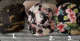 Sommer Caps , mit Blumenmuster, Top!