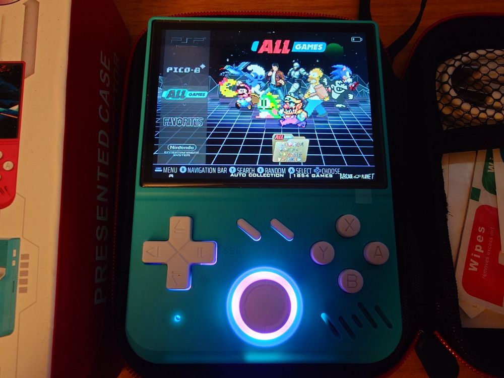 MyMini Retro Handheld mit 64GB MicroSD und Case (Neu (gemäss ...