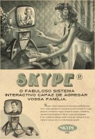 Blechschild-SKYPE-ANFANGSZEIT
