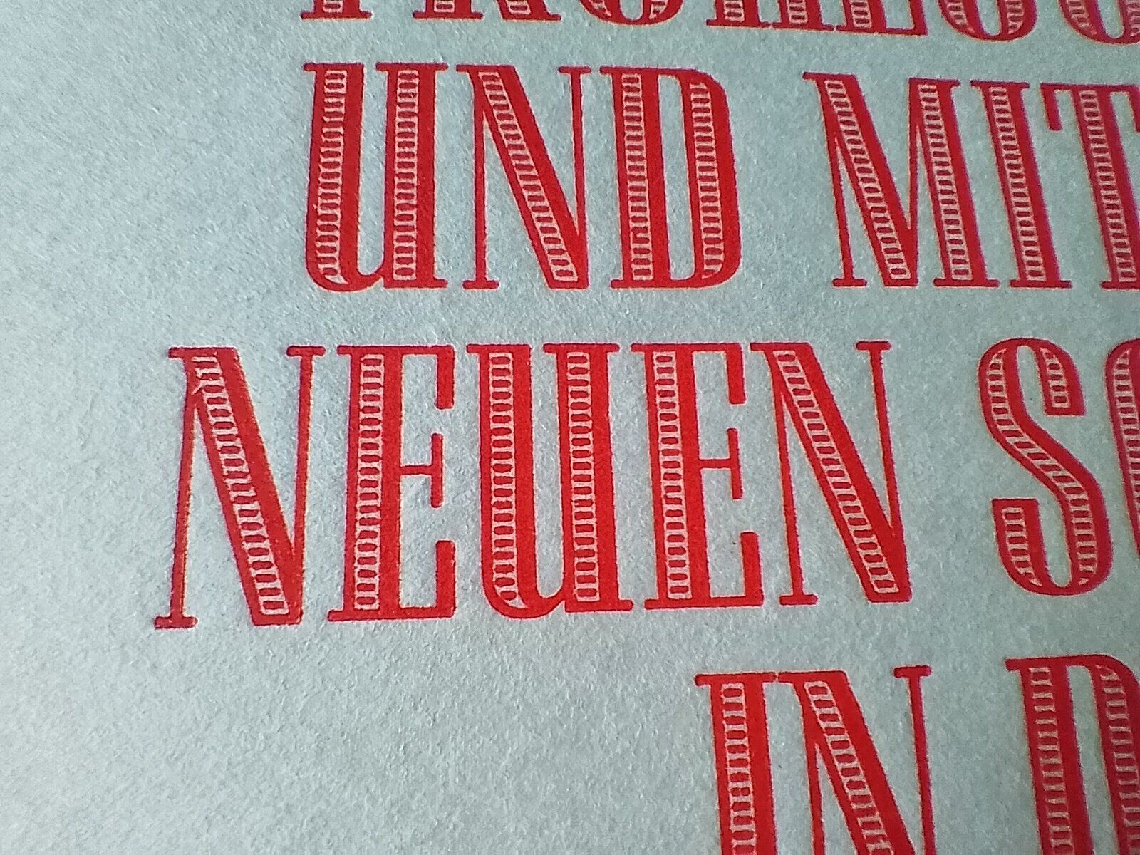 Cartoline: 4 Postkarten in Bleisatz auf Bierdeckel-Karton inkl. Couvert – Nuovo e nell'imballaggio originale da Luzern venduto da Seri4 2