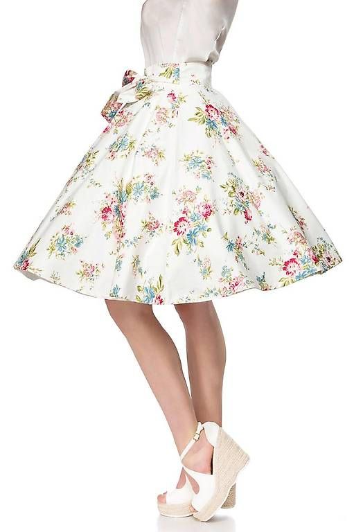 Gonne: 50er Vintage Swing Rock Blumenmuster – Usato da Ettenhausen TG venduto da MayTG 1
