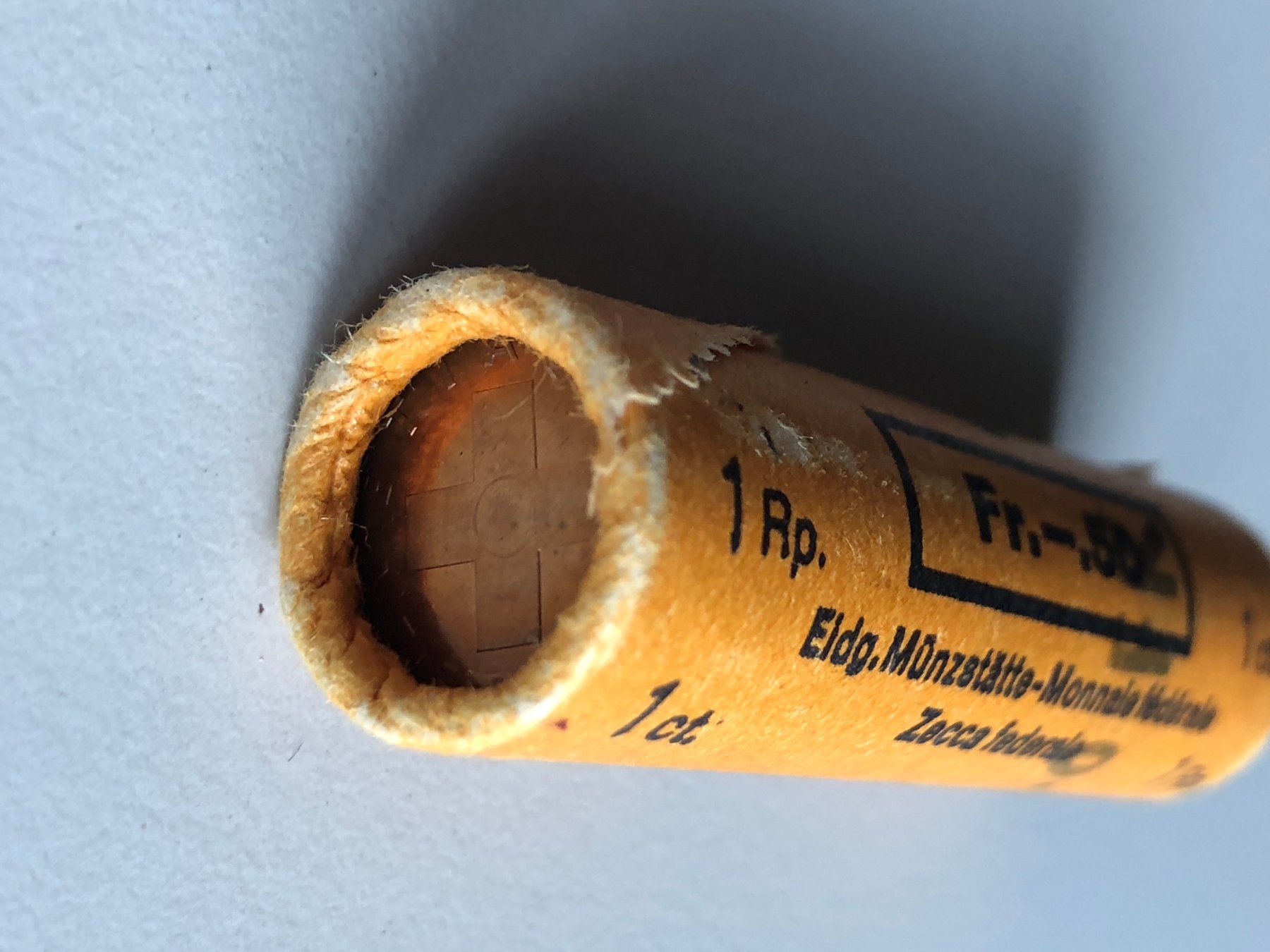 Tutti le monete: 1 Rp. Originalrolle 1976  Gratis Versand – Nuovo e nell'imballaggio originale da Schötz venduto da Odpa 1