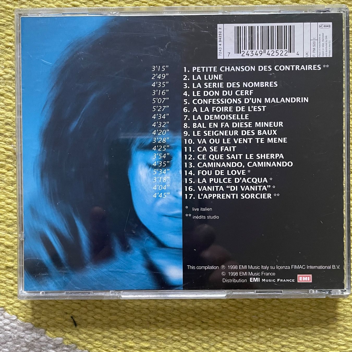 CDs: ANGELO BRANDUARDI-BEST OF – Gebraucht aus Rorschacherberg von CD-Roli 1