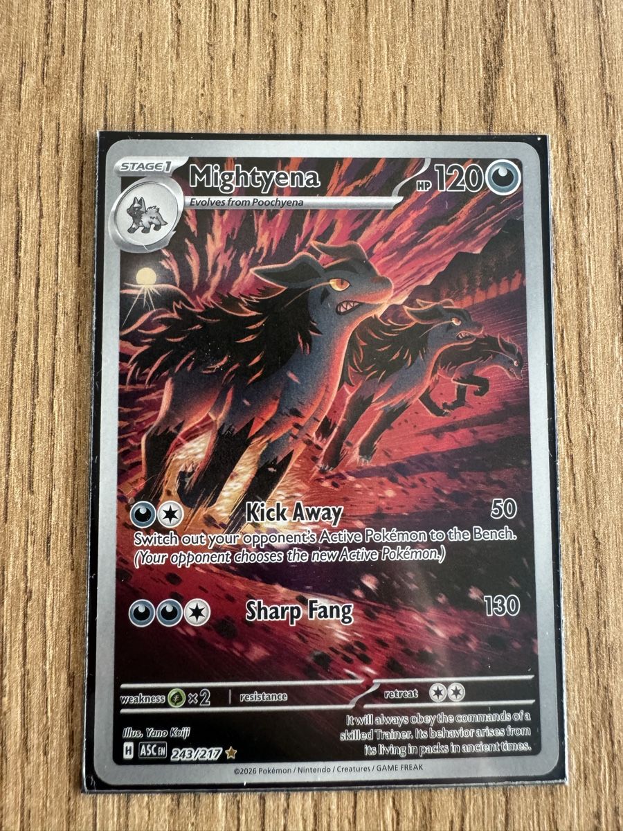 Pokémon Carte collezionabili: Mightyena 243/217 – Usato da Bellinzona venduto da Yanpa