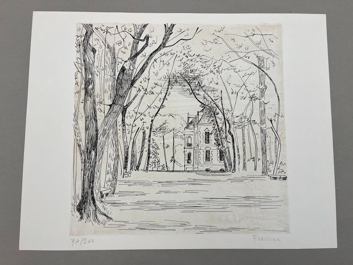 Grafica & Litografie: Roger Forissier LITHOGRAPHIE SIGNIERT NUMMERIERT – Usato da Gersau venduto da grafik-kunst 3