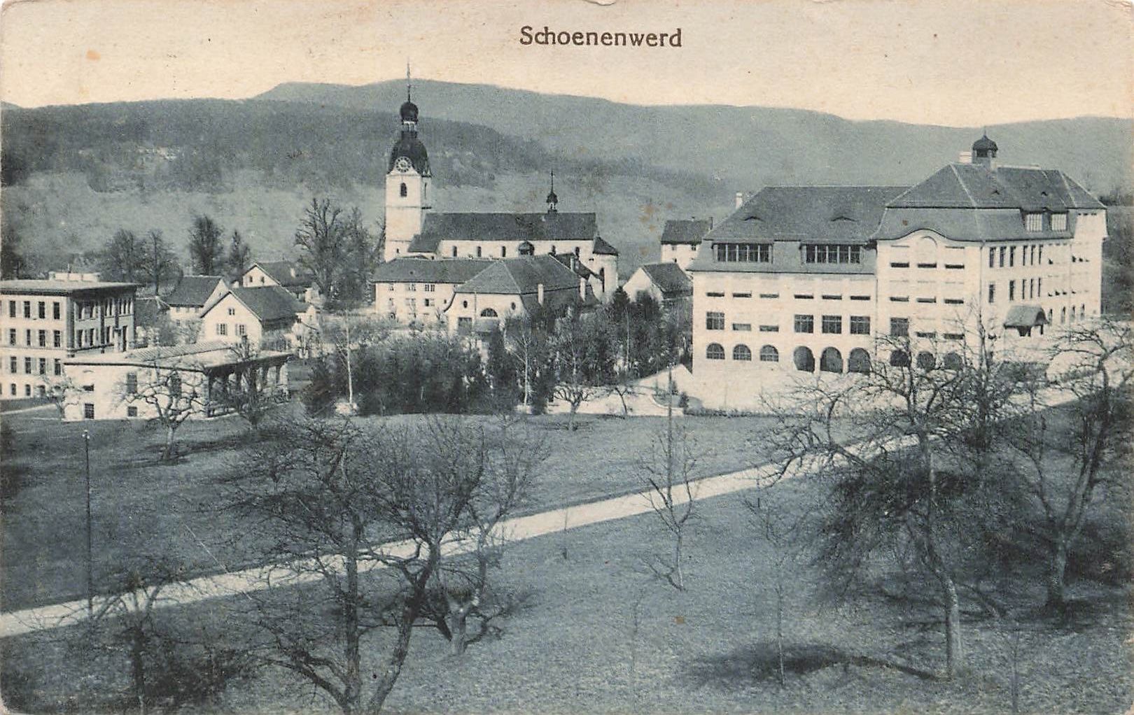 Cartes postales: Schönenwerd SO Panorama mit Kirche – D'occasion à Biasca par Blenio71