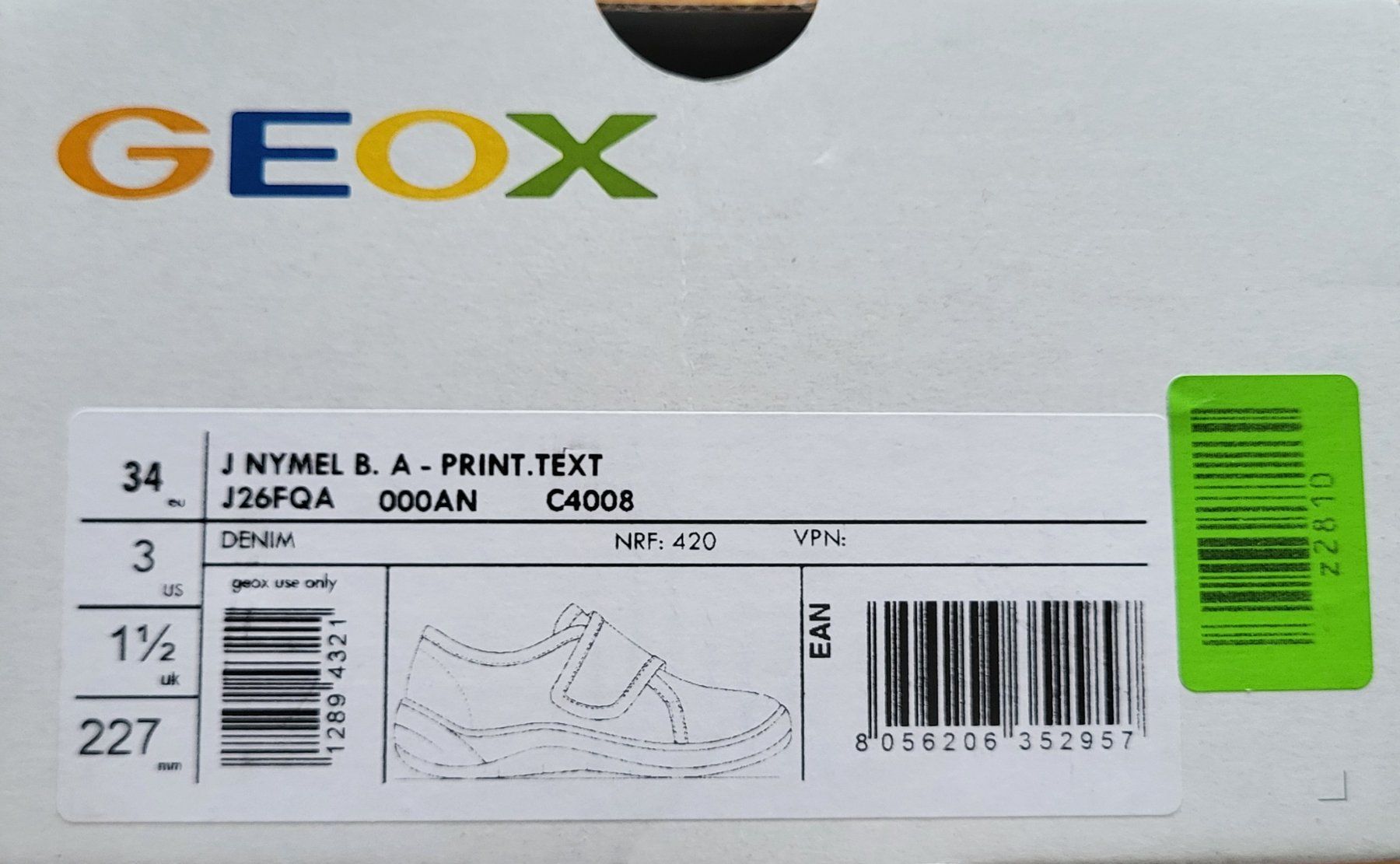 Geox Scarpe per ragazzi: NEU - Geox Hausschuhe Gr. 34 – Nuovo e nell'imballaggio originale da Affoltern am Albis venduto da nyi_ph9f 1
