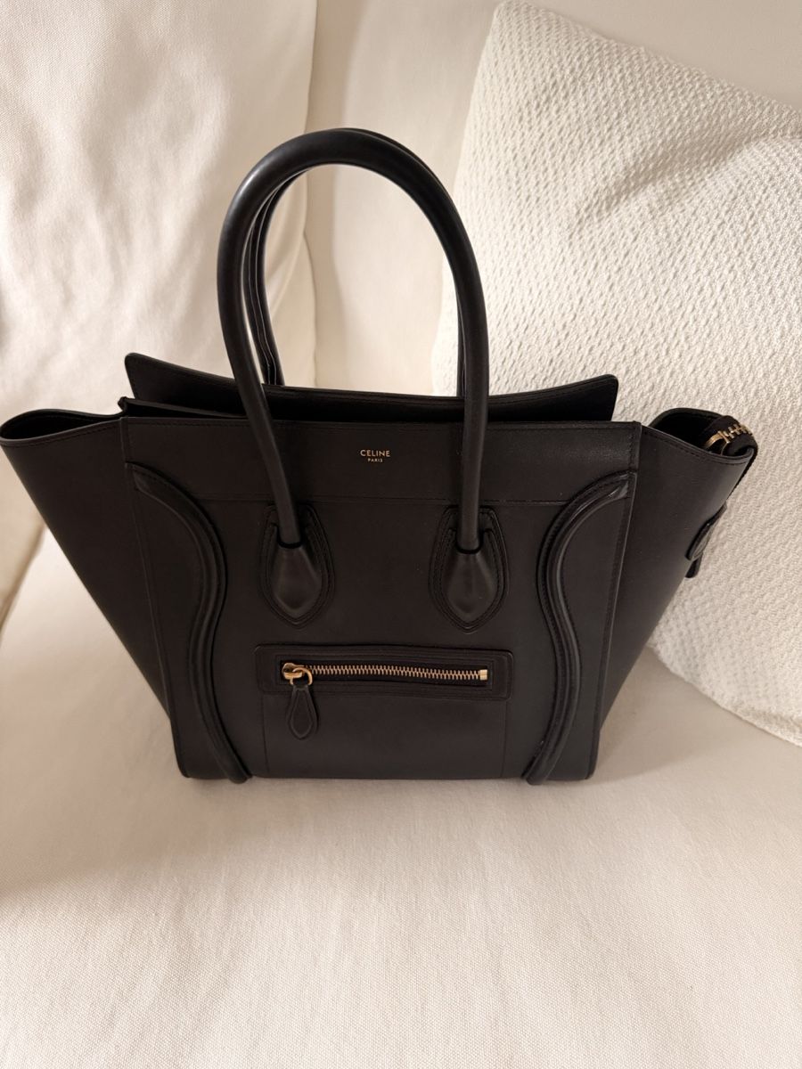 Celine Sacs: Celine Handtasche schwarzes Leder  – D'occasion à Kreuzlingen par wk.
