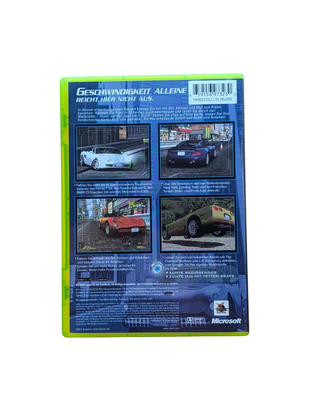 Microsoft Giochi: Project Gotham Racing (PGR) Xbox Classic – Usato da Domat/Ems venduto da IsseldorsShop 1