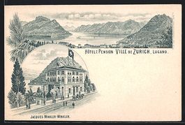 Litho Lugano, Hotel, Pension Ville de Zu