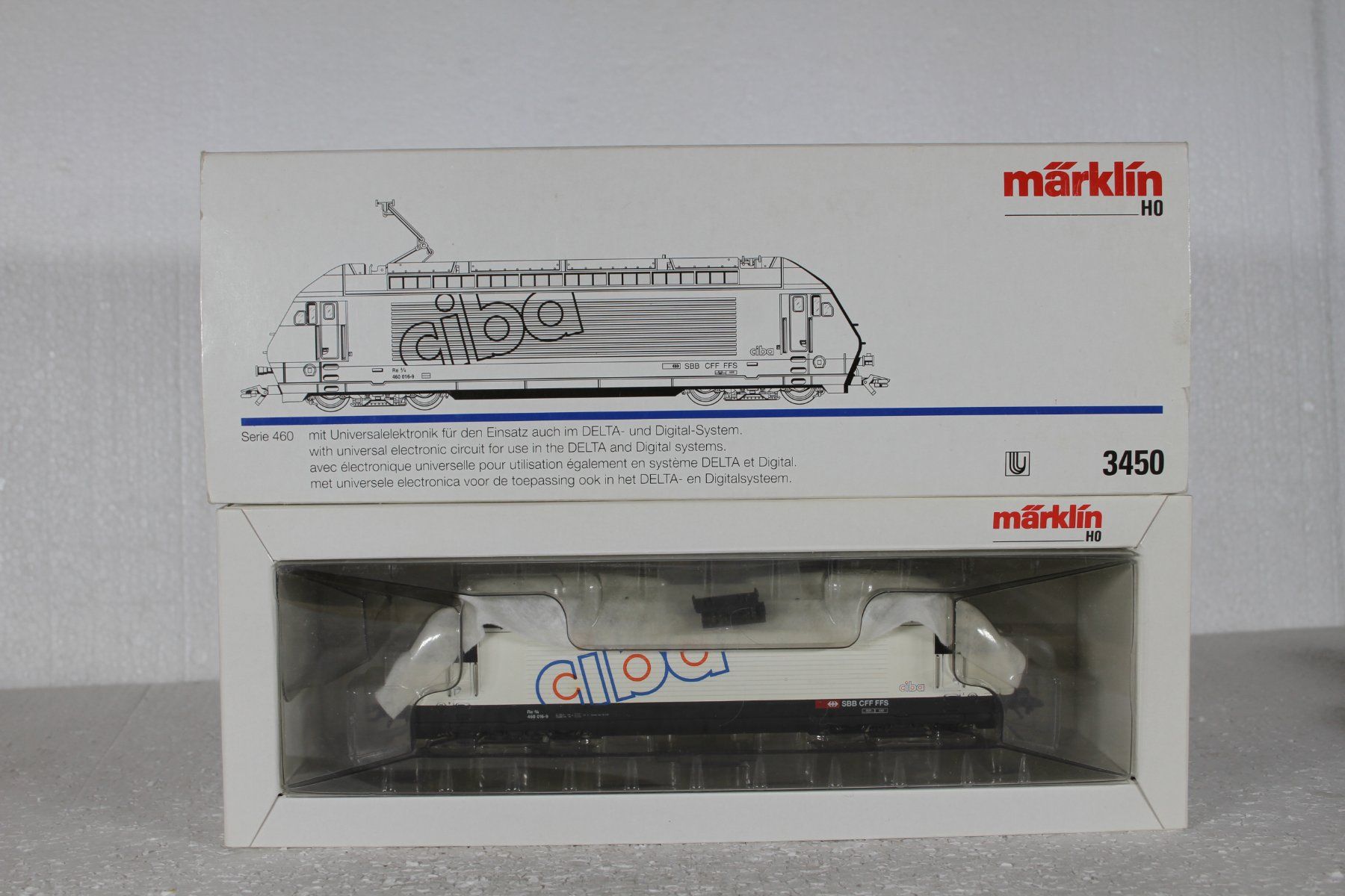 Märklin Modellini di ferrovie: Märklin 3450 SBB Re 460 Ciba – Usato da Triesen venduto da gleis8 8