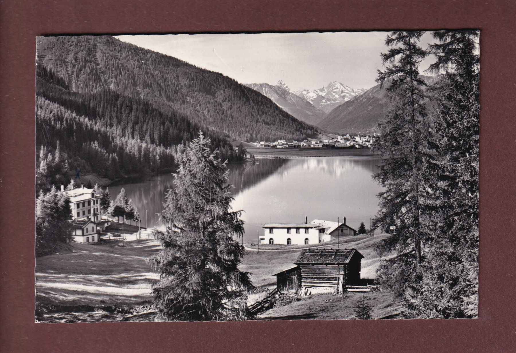 Ansichtskarten: DAVOS - Davosersee - 1966 – Gebraucht aus Pully von nicecards-shop