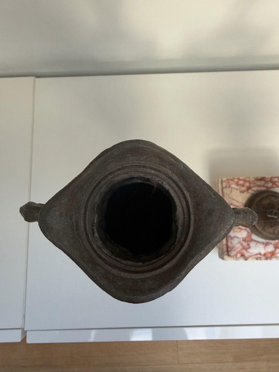 Vase & Récipients: Vintage Bronze Vases with Marble Base – D'occasion à Muttenz par c.car 4