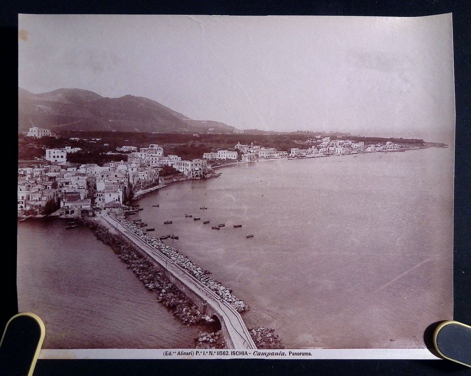 Ischia Italien um 1900 Antikes Foto Ed. Alinari Grossf. (Gebraucht) in ...