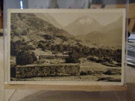 Friedhof Segantini Maloja Grab Postkarte  2