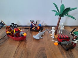 Playmobil Piraten Set mit Booten, Figuren, Insel und Zubehör