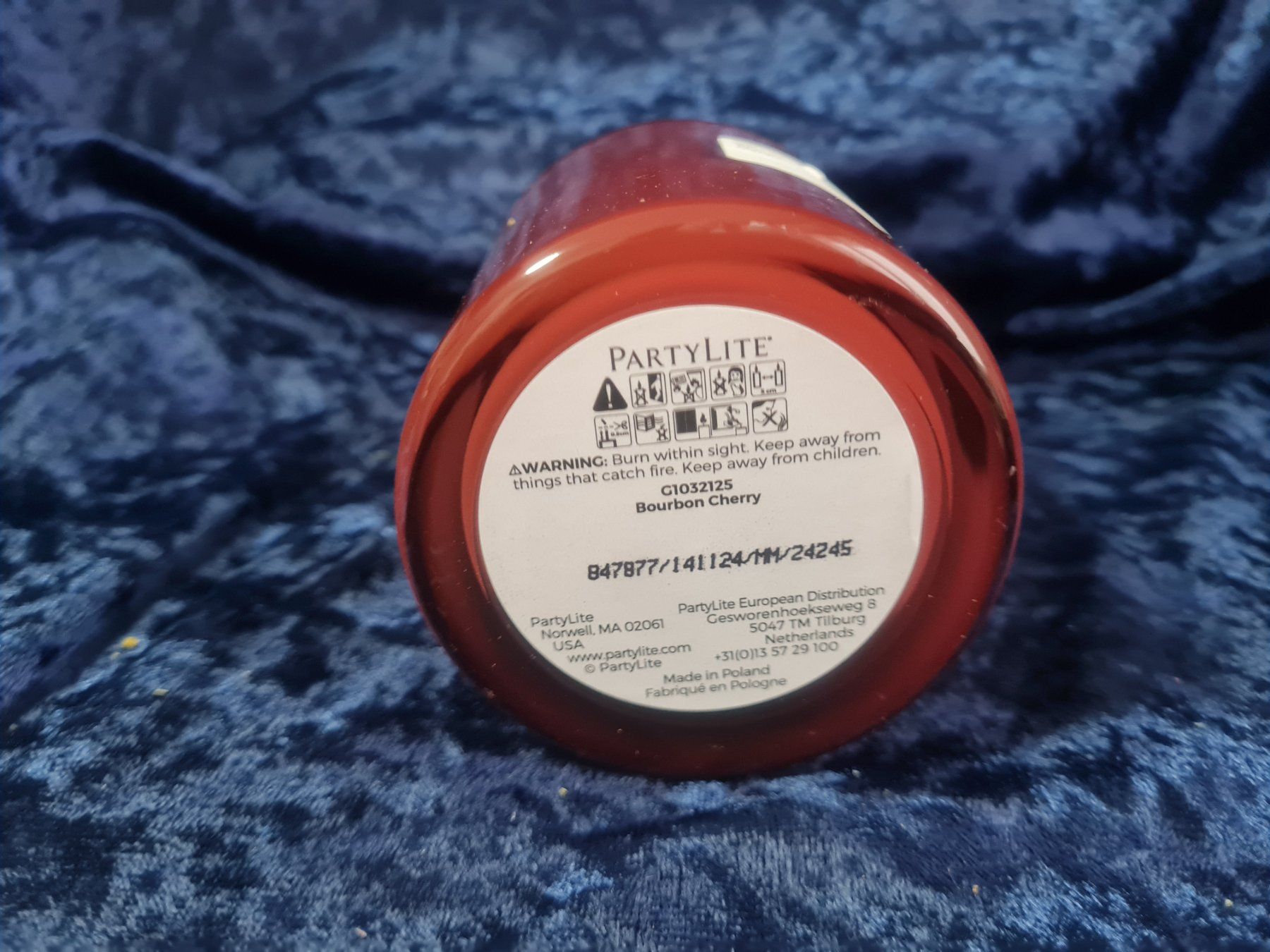 Partylite Candele: PartyLite - Duftwachsglas Escentials Bourbon Cherry – Nuovo e nell'imballaggio originale da Othmarsingen venduto da Kleibai 2