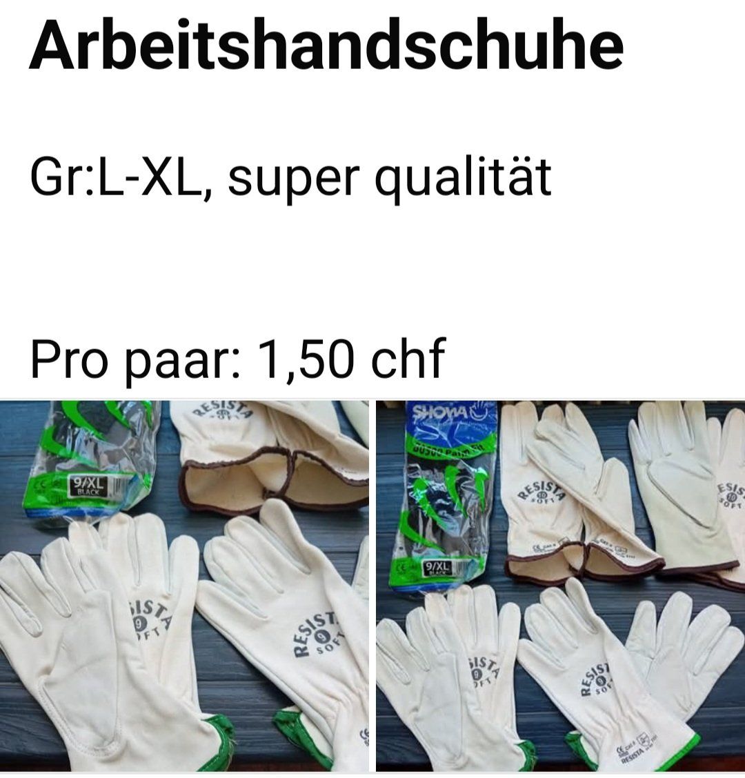 Guanti & manicotti: Arbeitshandschuch/Abfallsack – Usato da Arbon venduto da kor_w5lq 1