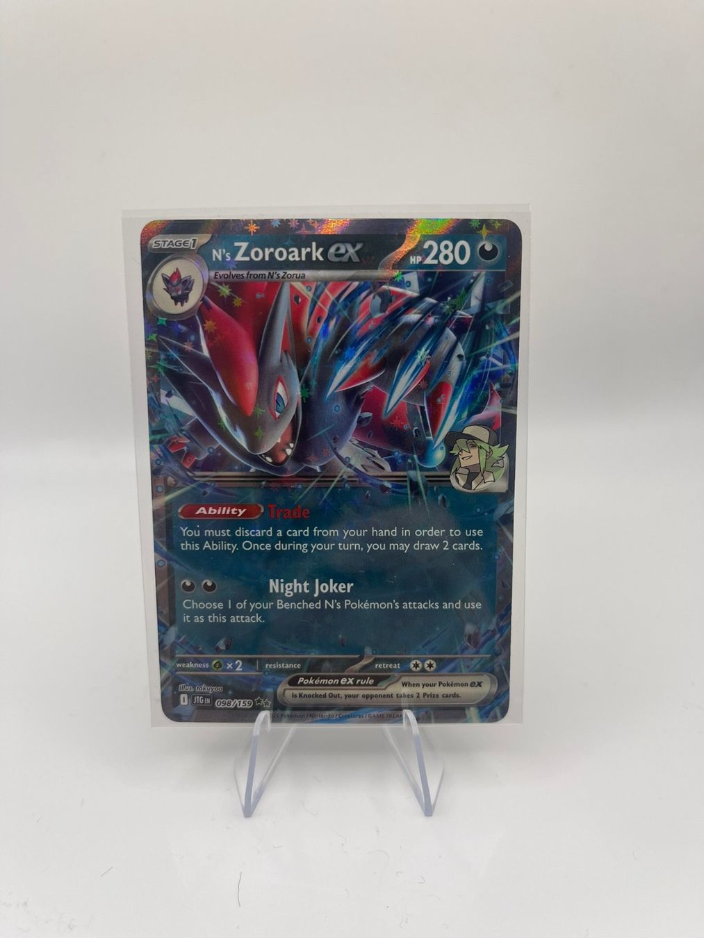 Pokémon Carte collezionabili: Pokemon: Ns Zoroark ex 098/159 – Usato da Märstetten venduto da AlienNova