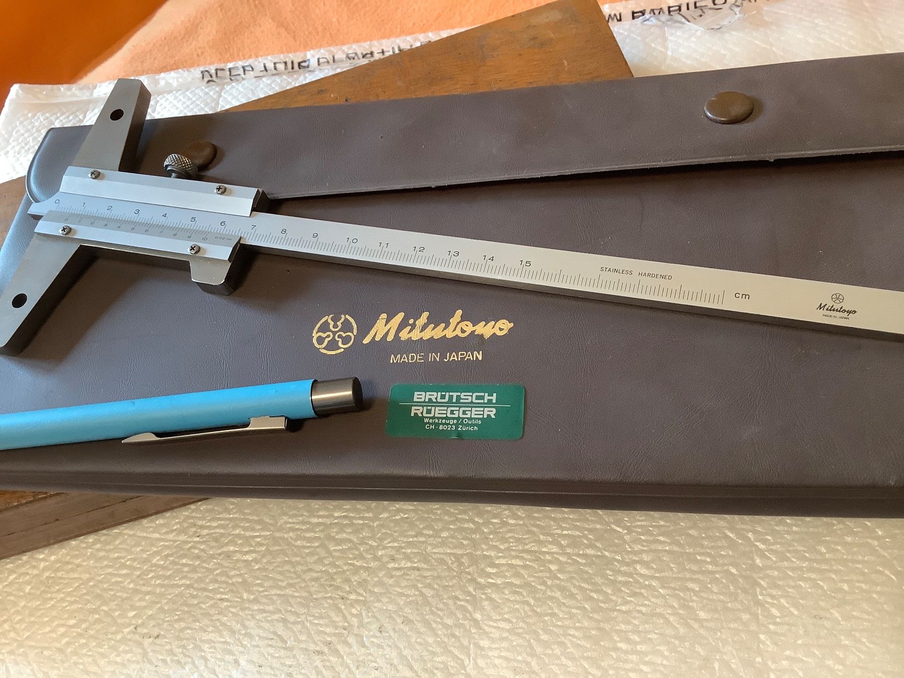 Mitutoyo Misurare: Set mit Messschieber Tiefenmessschieber Werkzeugmacherwinkel – Usato da Widnau venduto da frohsinn7 4