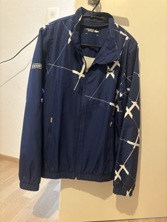 Veste de sport Lacoste bleu avec motif imprimé taille S