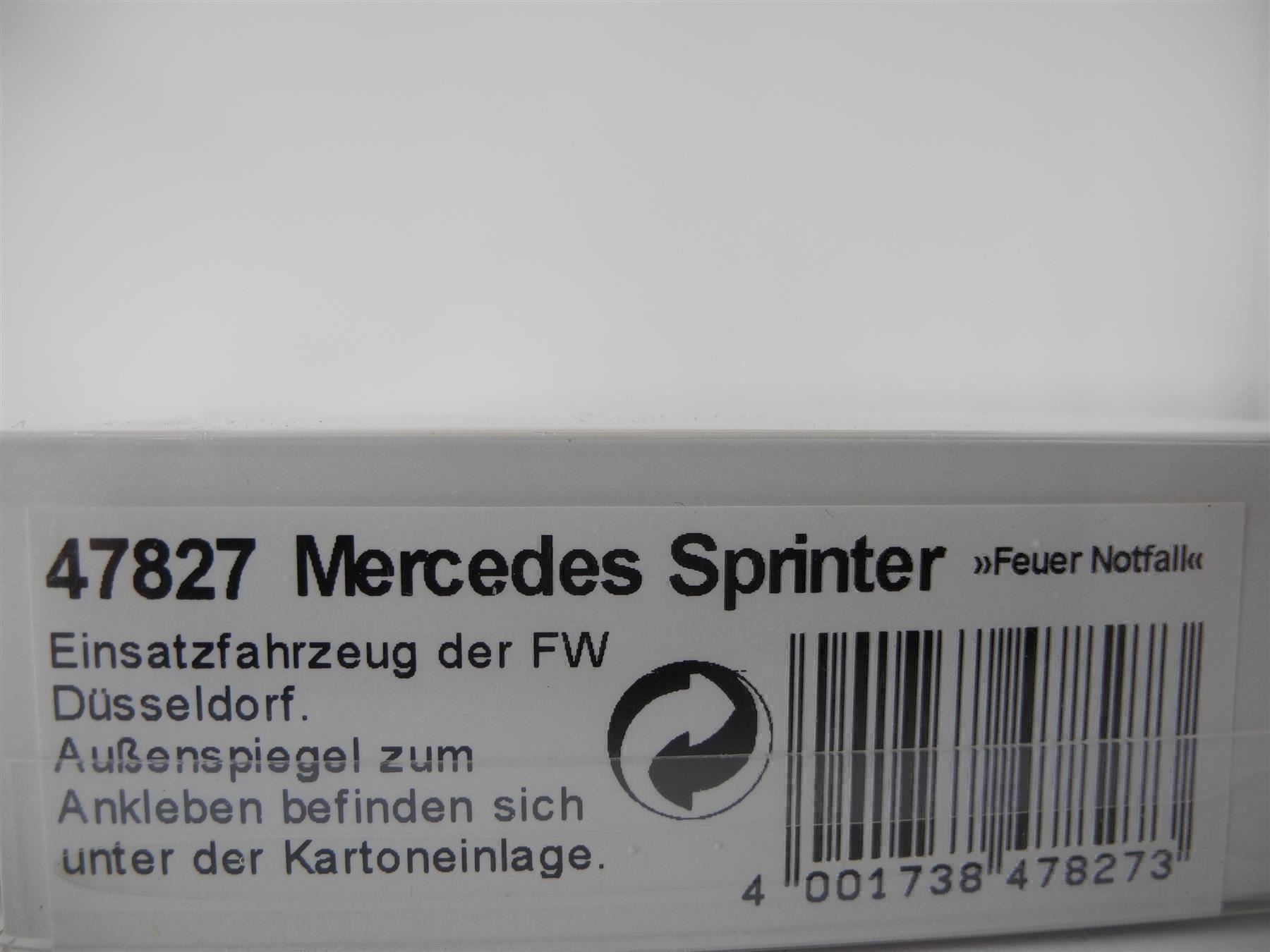 Busch Modellini d'auto: Busch 47827 Mercedes Sprinter, Nr. s78 – Nuovo e nell'imballaggio originale da Kottwil venduto da Crazyrolf 2