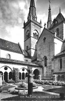 Neuchatel Collegiale Cloitre; Neuenburg Stadtkirche Kloster