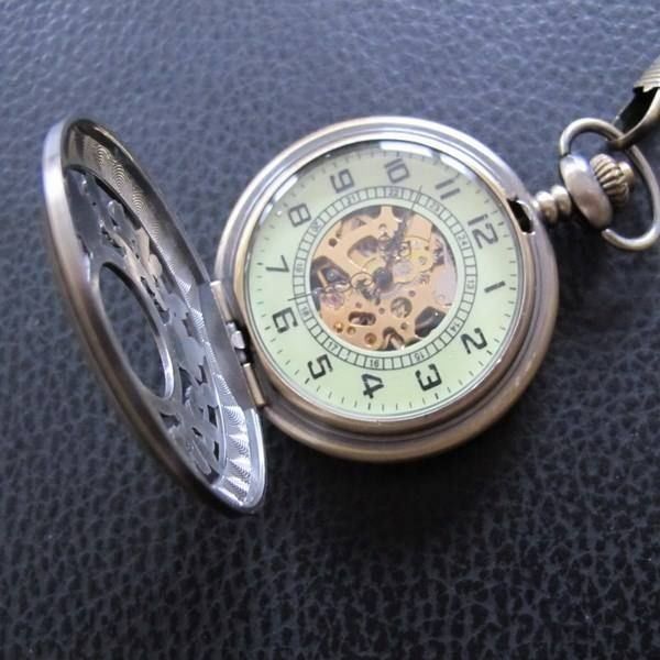Orologi: Taschenuhr im Victorian Steampunk Style – Nuovo (secondo la descrizione) da Schwanden GL venduto da UHRKNALL 1
