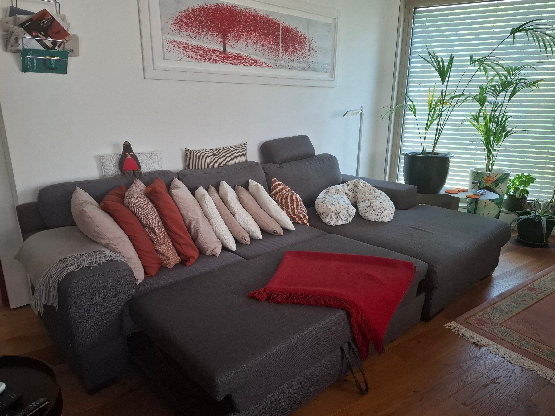Divani: Ecksofa mit Schlaffunktion und Stauraum – Usato da Jenins venduto da Quassa 1