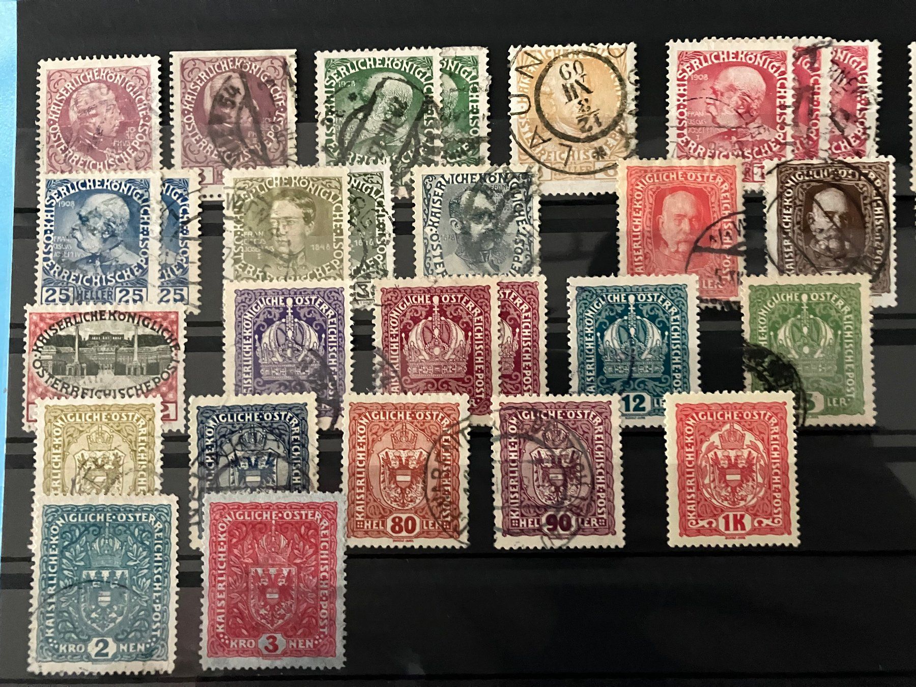 Alle Briefmarken: Briefmarken Österreich – Gebraucht aus Bolligen von Isebo 1