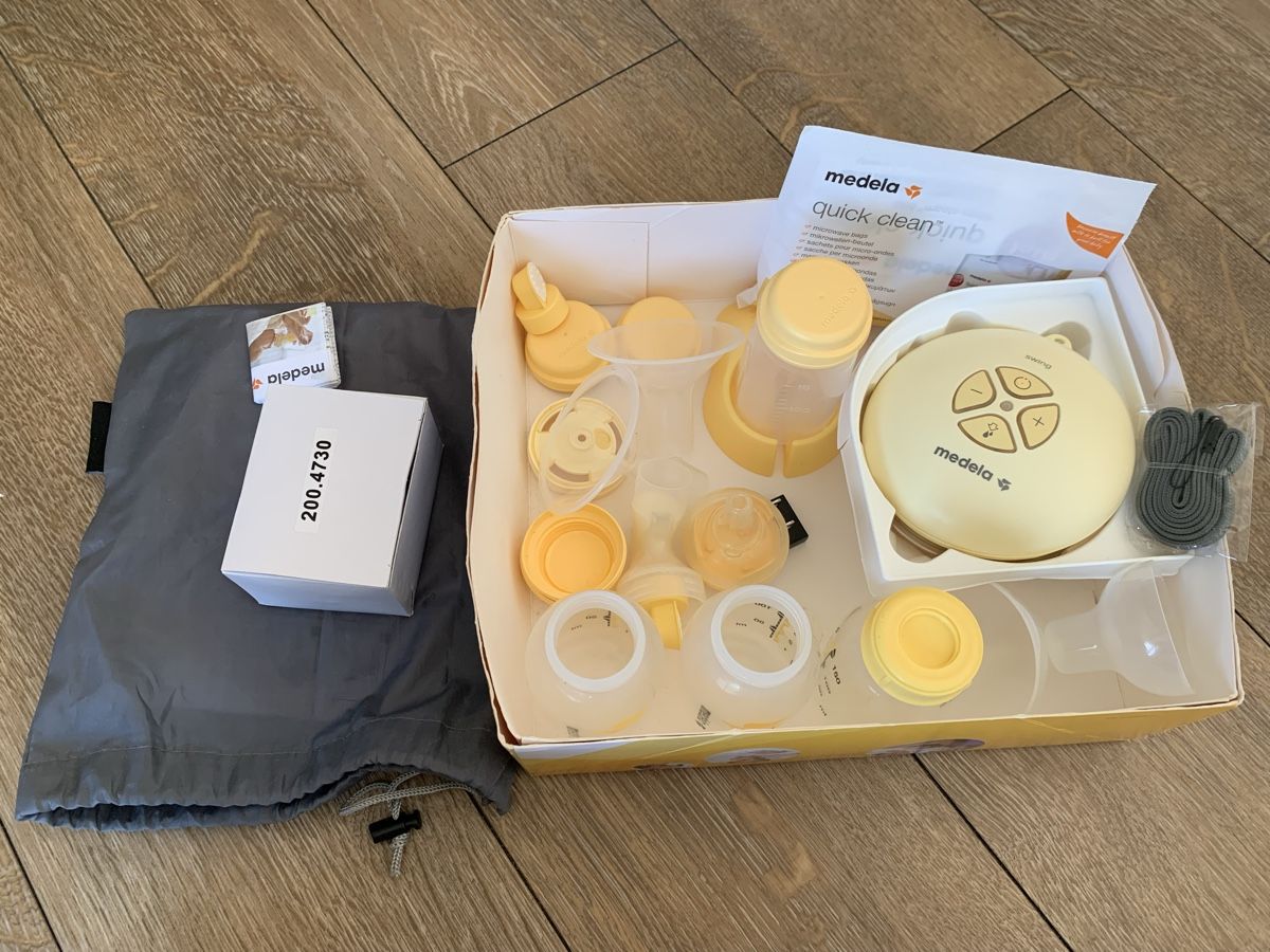 Medela Accessori per l’allattamento: Medela Swing Breast Pump & Feed Set - Never used – Nuovo (secondo la descrizione) da Crans VS venduto da ann_q8b7 1