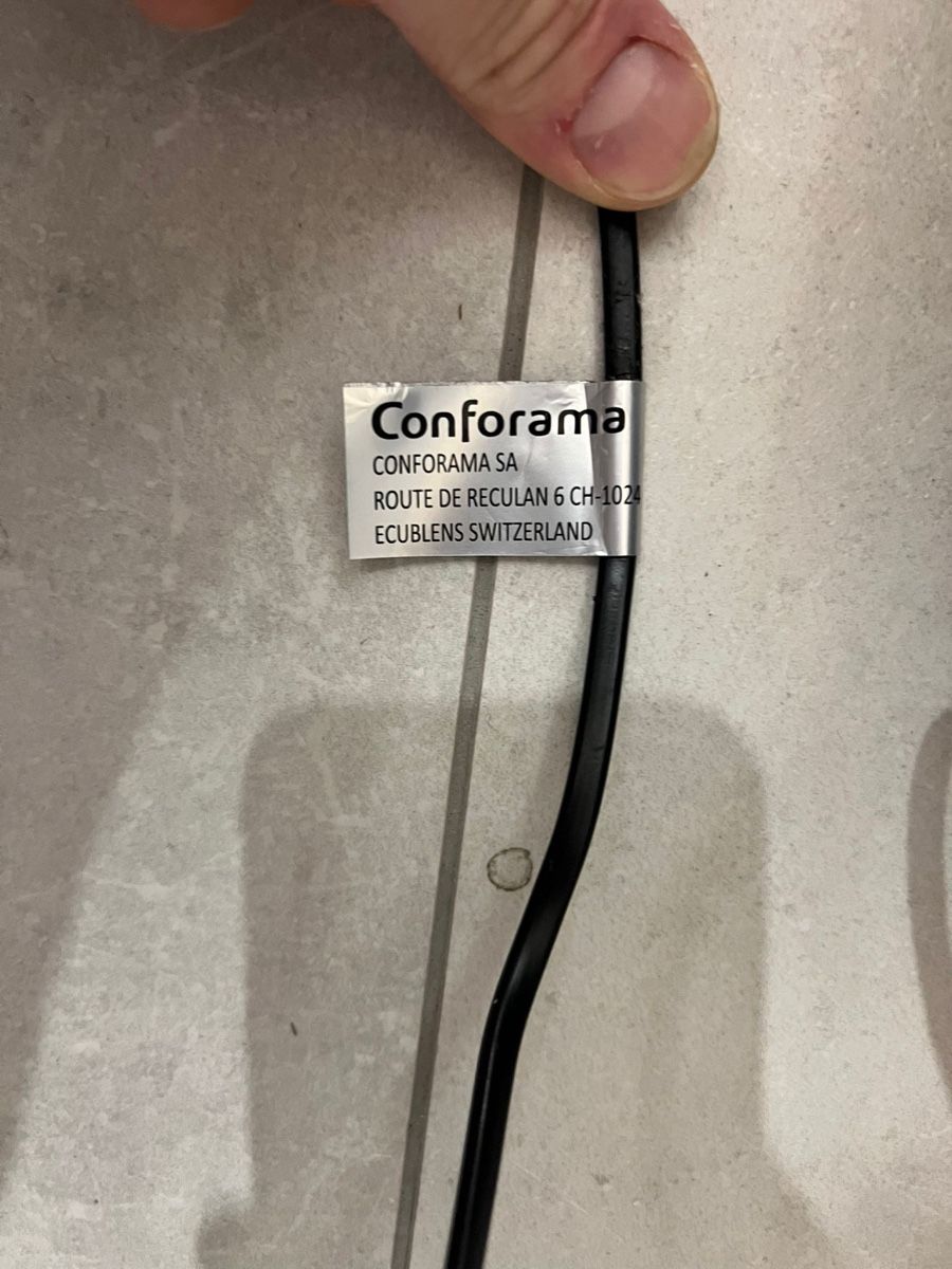 Conforama Lampen: Graue Nachttischlampe Top Zustand! – Gebraucht aus Chur von har_8rcm 1