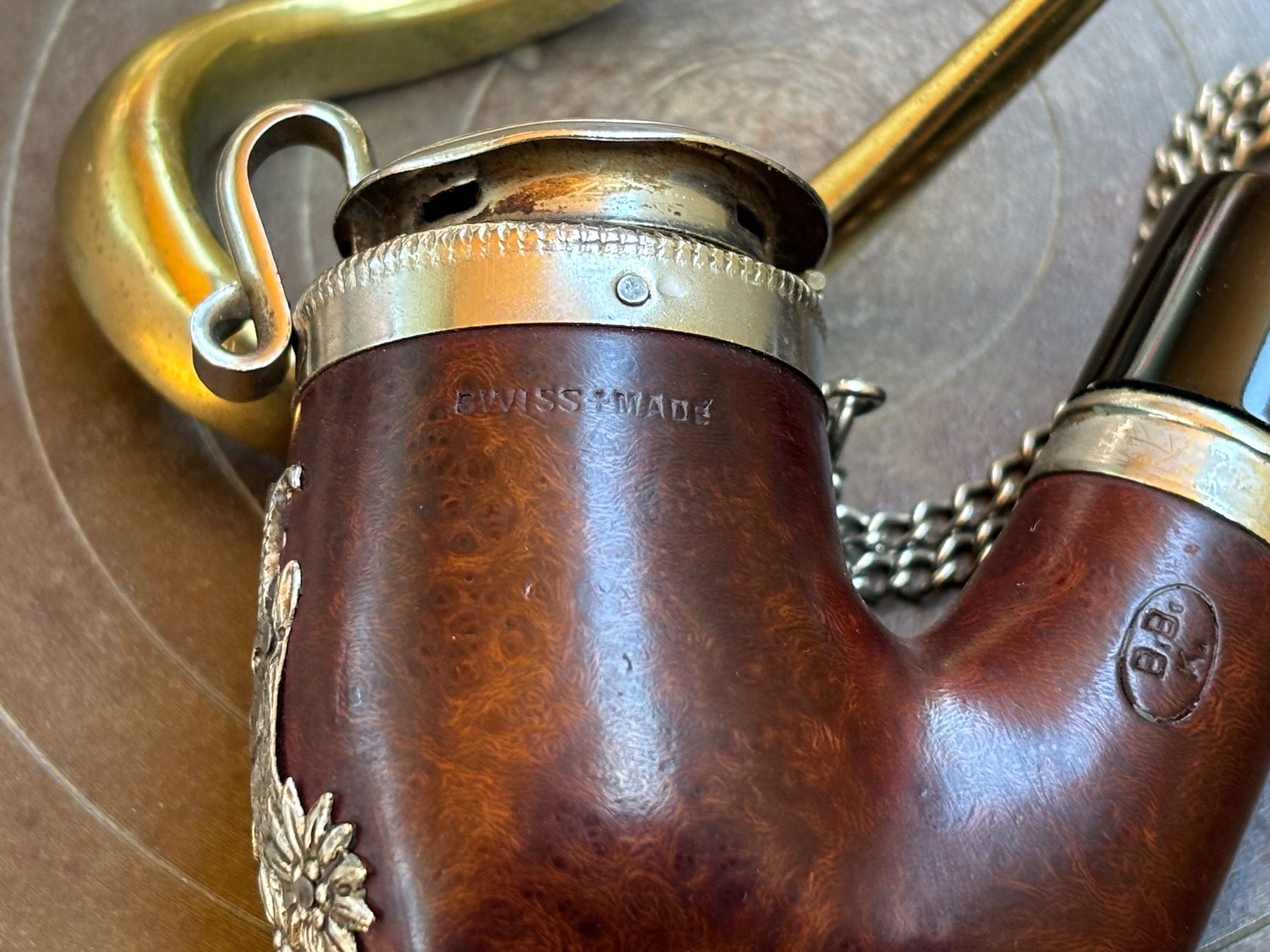 Pipe & Accessori: Tabakpfeife Deckelpfeife B.B.K. Brunner Buhofer m. Gamsbock – Usato da Lüchingen venduto da Eeizo 7