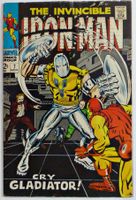 IRON MAN #7 VS. THE GLADIATOR CAMEO DAREDEVIL MARVEL 1968