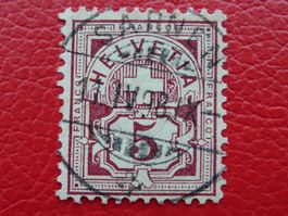 1893: Ziffernmuster: Nr.60B Vollstempel SARNEN (OW)
