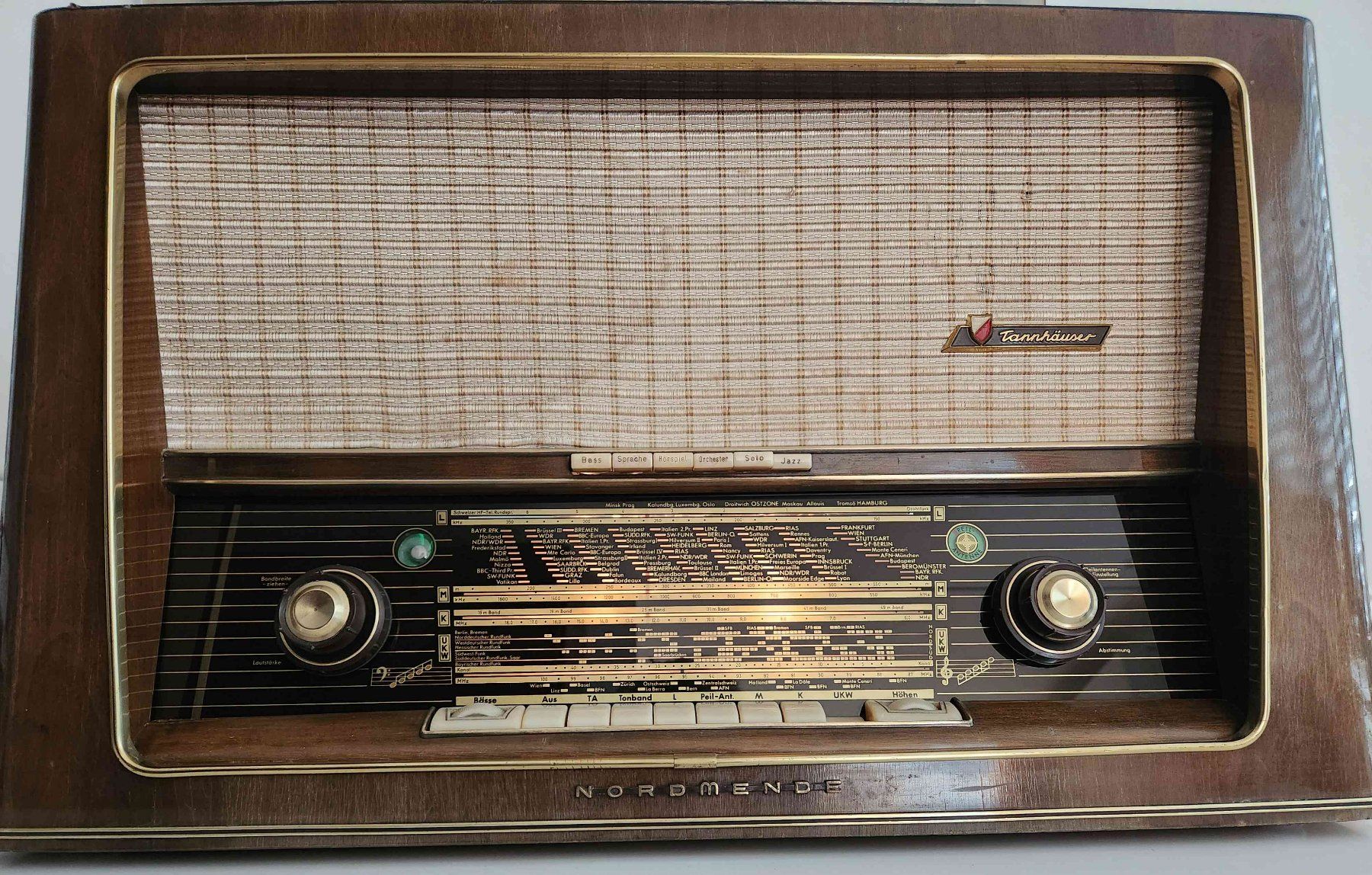 Nordmende Tannhäuser 58 RöhrenRadio. Ein Bijou mit top Sound