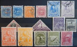 Ecuador Lot mit alten Werten I