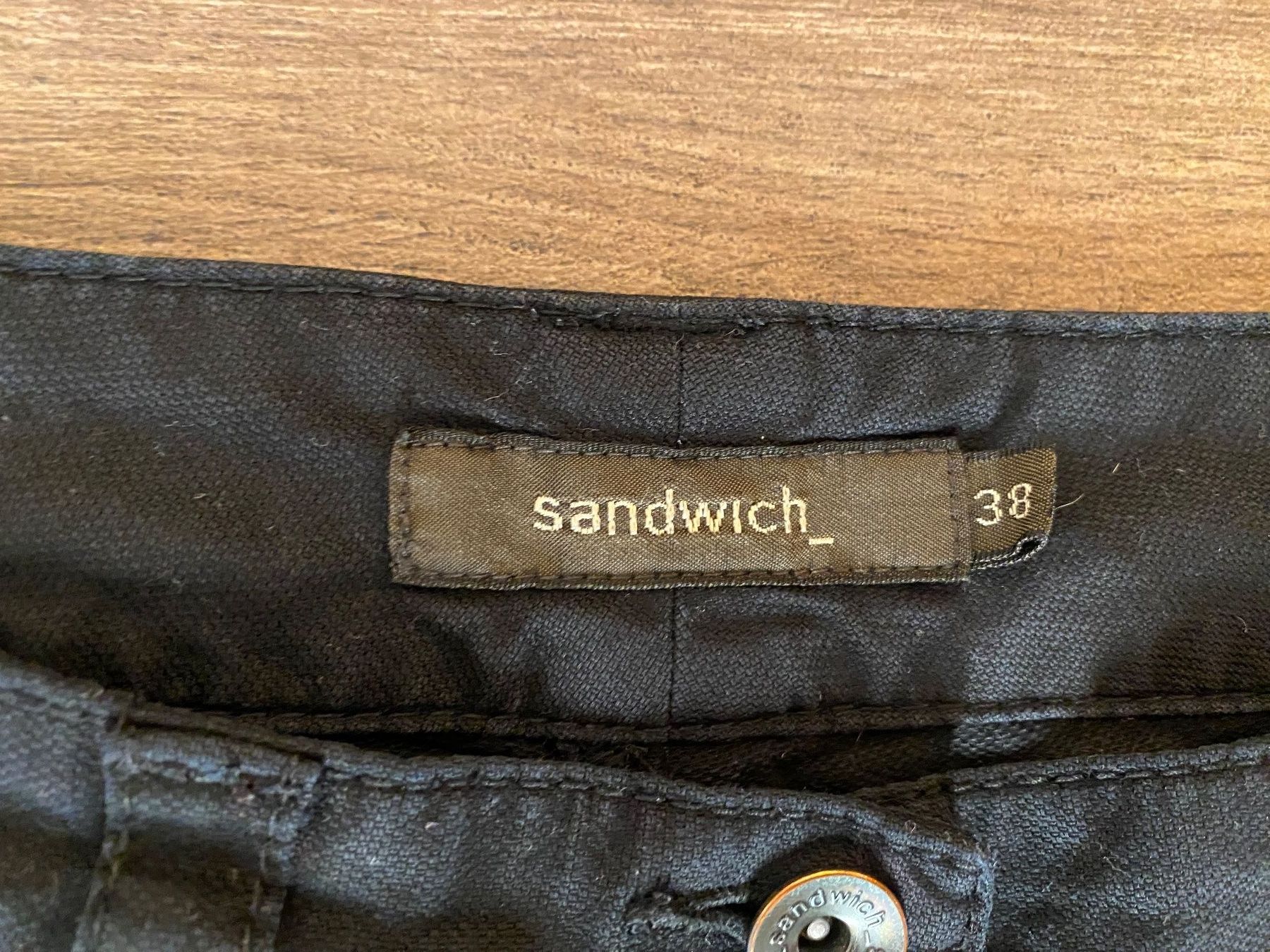 Pantaloni: Sandwich Hose Baumwolle schwarz Gr. 38 – Usato da Pratteln venduto da a23_j2gs 7