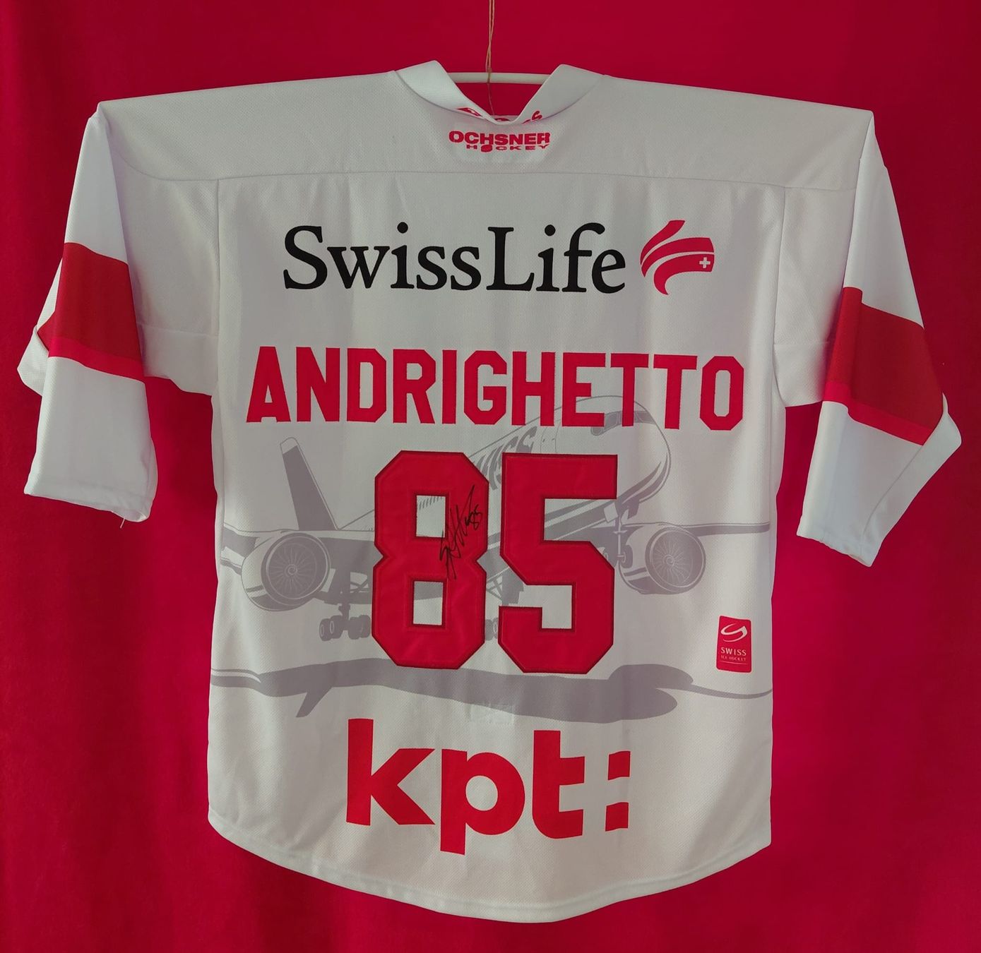 Schweizer Nati Canottiere & Pantaloni: Swiss Eishockey Trikot Andrighetto – Usato da Wilen b. Wollerau venduto da Sousi82 6
