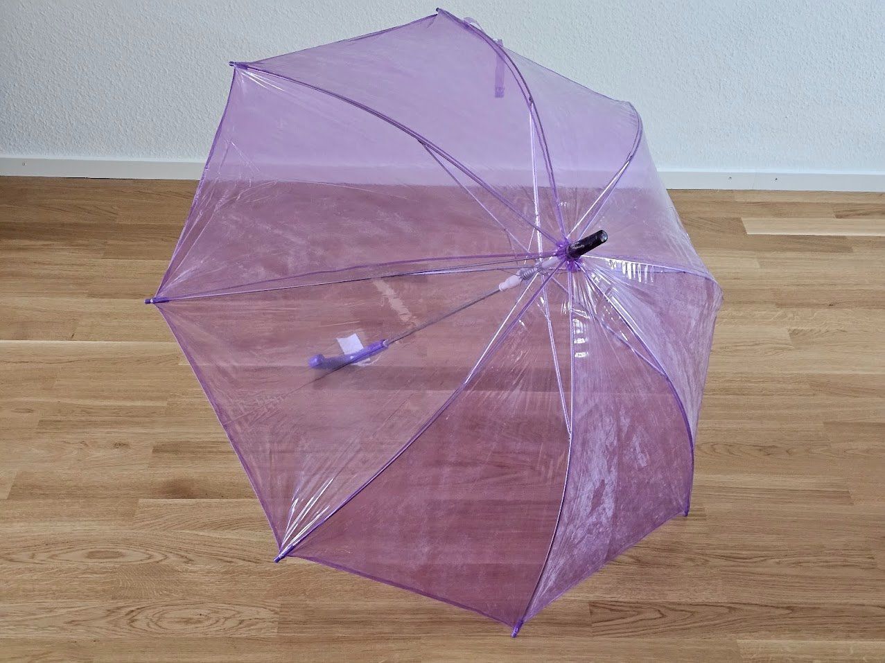 Regenschirme: Durchsichtige Regenschirme farbig Kunstoffgr. – Gebraucht aus Baden von rob_grh6 1