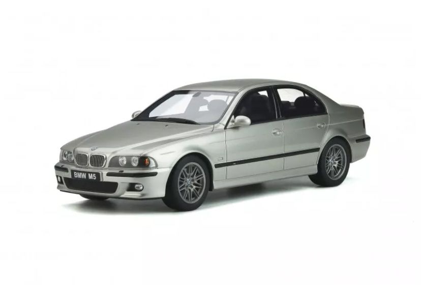 BMW Modellini d'auto: BMW M5 E39Titanium Silver 2002 1/18 Otto Mobile OT 747B – Nuovo (secondo la descrizione) da Wohlen AG venduto da PrivatSammlung