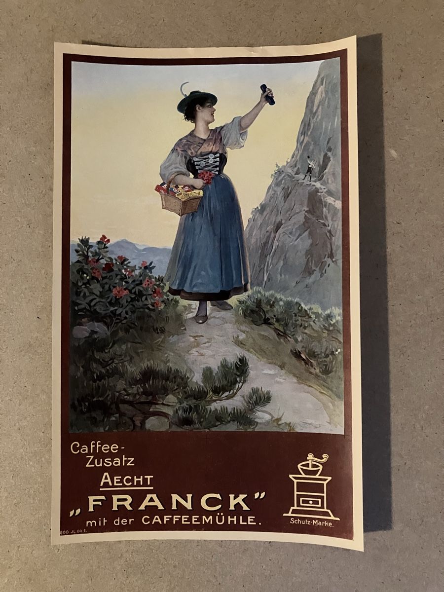 Foto & Immagini: 4 Kleinplakate Caffeezusatz Franck – Usato da Eglisau venduto da claudio1757 2