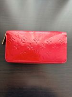 Louis Vuitton Geldbörse Lackleder rot