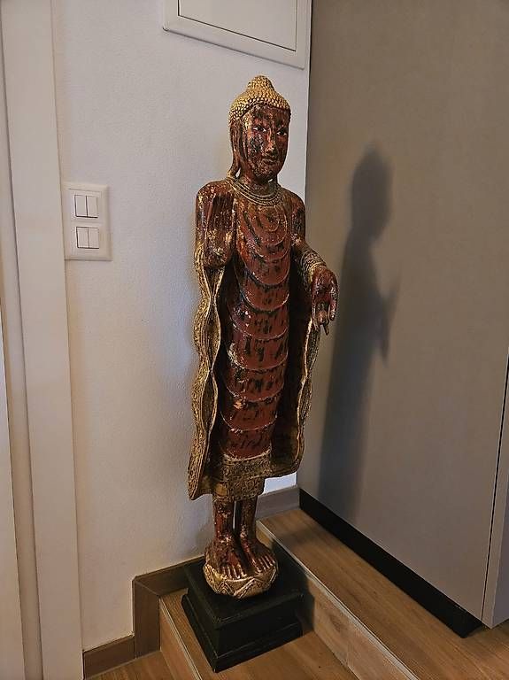 Sculture & Statue: tris di Statue in legno Birmane – Usato da Capolago venduto da men_sbb5