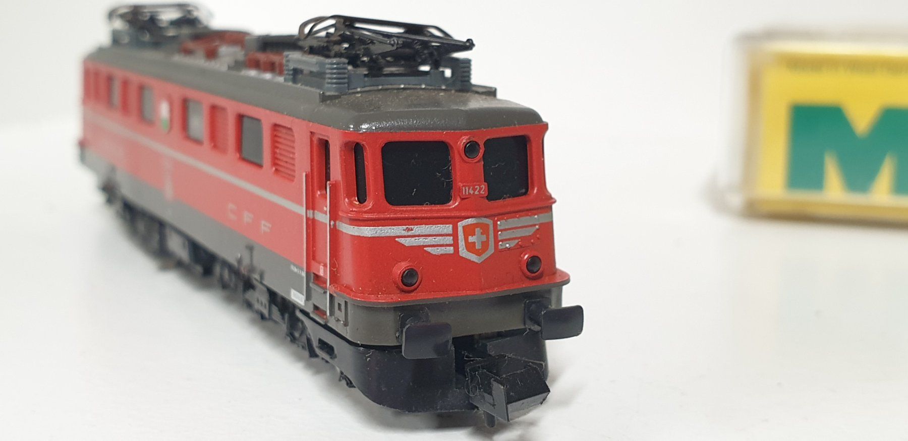 Trix Modellini di ferrovie: Minitrix Spur N SBB Ae6/6 12968 – Usato da Geroldswil venduto da TopTrain54 5