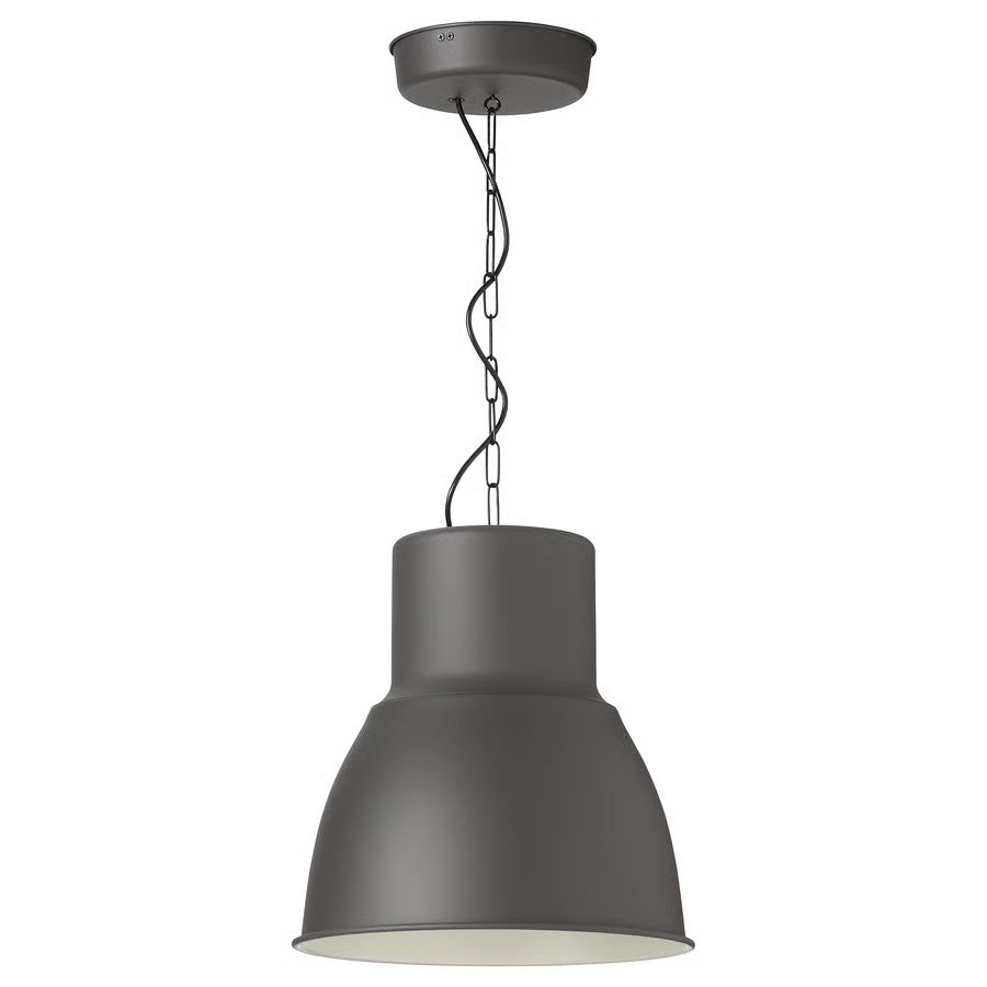 Ikea Kronleuchter & Deckenlampen: HEKTAR Pendant lamp, dark grey, 38 cm – Gebraucht aus Zug von NikosKoukos