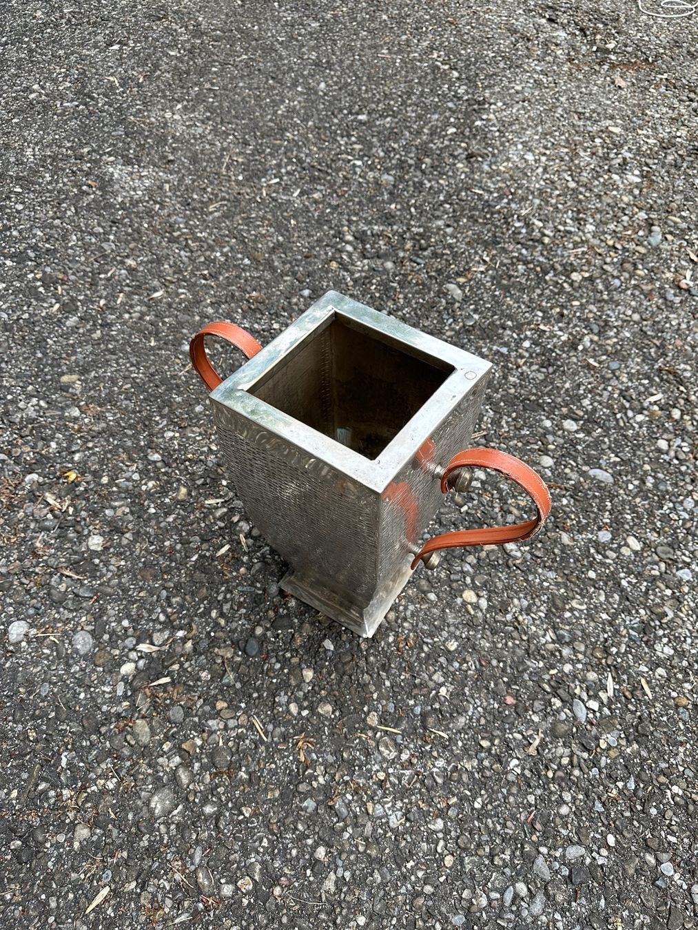 Altri mobili per ufficio: versilberter Vintage Schirmständer – Usato da Zürich venduto da frauflufelberg 1