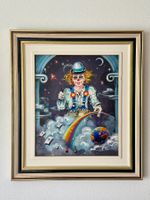 Originalgemälde Günter R. Sander – "Zauberer mit Regenbogen"
